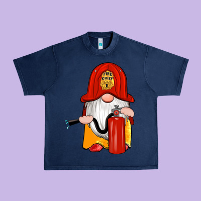 Firefighter Gnomes Urban Heavy Tee Designed By Artiststas