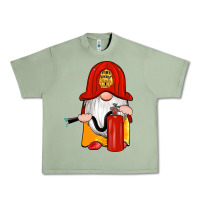 Oil Green firefighter gnomes Urban Heavy Tee - Artiststas
