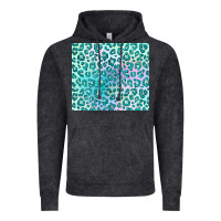 Vintage Black turquoise leopard glitter Vintage Hoodie - JahusDesignShop
