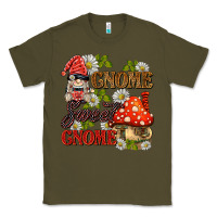 Army Green gnome sweet gnome Classic Tee - BarkalooDesign