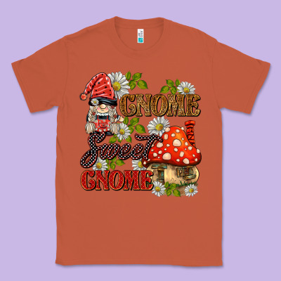 Gnome Sweet Gnome Classic Tee Designed By Barkaloodesign