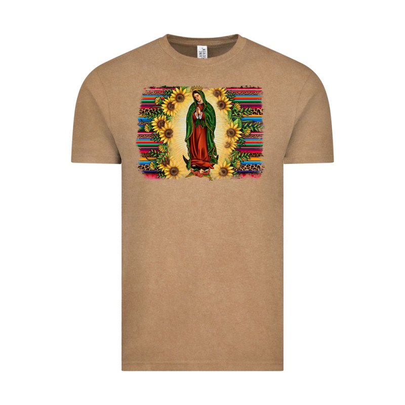 Serape Our Lady Of Guadalupe Vintage Tee by JahusDesignShop | Teevron