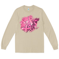 Mushroom breast cancer patches Long Sleeve Tee - Jasminsmagicworld