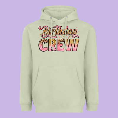 Birthday Crew Heavyweight Hoodie Designed By Artiststas