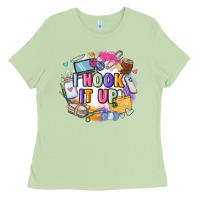 Matcha i hook it up  sewing Ladies Tee - Zillion Design Studio