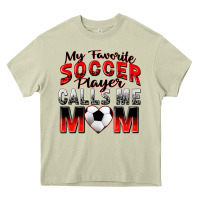 Mossy my favorite soccer player calls me mom Heavy Core Tee - Zillion Design Studio
