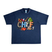 Navy chef Urban Heavy Tee - AdoDesignShop