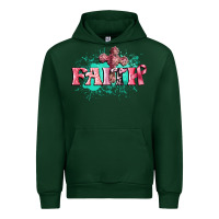 Forest Green faith breast cancer Urban Hoodie - CowGirlArtShop