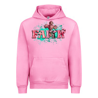 Fuchsia Pink faith breast cancer Urban Hoodie - CowGirlArtShop