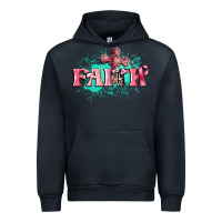 Navy faith breast cancer Urban Hoodie - CowGirlArtShop