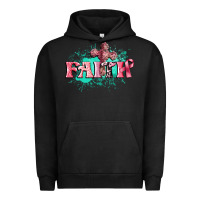 Pigment Black faith breast cancer Urban Hoodie - CowGirlArtShop
