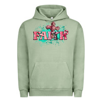 Pigment Oil Green faith breast cancer Urban Hoodie - CowGirlArtShop