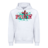 White faith breast cancer Urban Hoodie - CowGirlArtShop