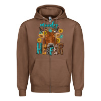 Moody Cow Zipper Hoodie | Teevron