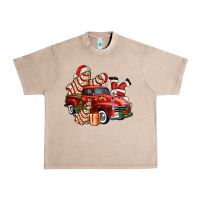 French Oak christmas tree cake with farm track and santa ado Urban Heavy Tee - AdoDesignShop