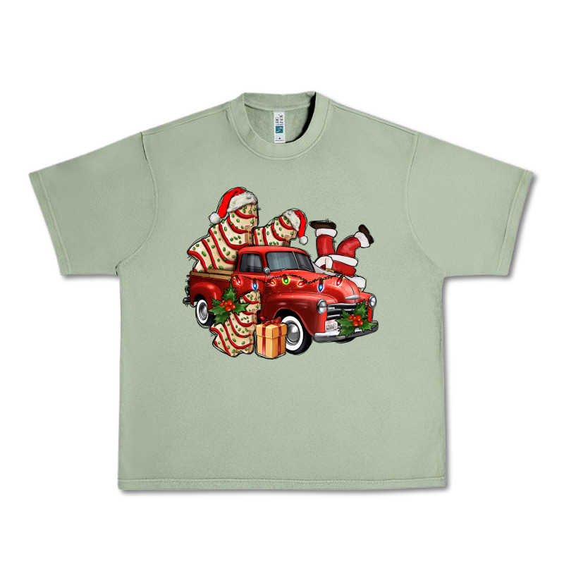Christmas Tree Cake With Farm Track And Santa Ado Urban Heavy Tee by AdoDesignShop | Teevron