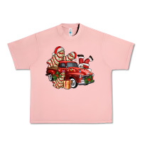 Salmon christmas tree cake with farm track and santa ado Urban Heavy Tee - AdoDesignShop