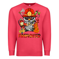 Cardinal firefighter gnome Premium Sweatshirt - BarkalooDesign