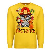 Lemon firefighter gnome Premium Sweatshirt - BarkalooDesign