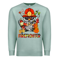 Seafoam firefighter gnome Premium Sweatshirt - BarkalooDesign