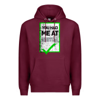 Burgundy You Had Me At Ebitda Premium Hoodie - Bettercallsaul