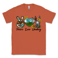 Copper Peace Love Donkey Head Classic Tee - LillyAllenDesigns