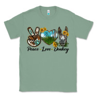 Sage Peace Love Donkey Head Classic Tee - LillyAllenDesigns