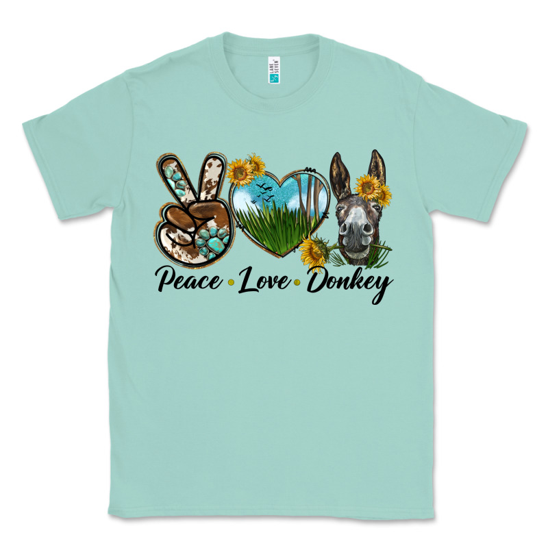 Peace Love Donkey Head Classic Tee by LillyAllenDesigns | Teevron