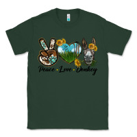 Sports Green Peace Love Donkey Head Classic Tee - LillyAllenDesigns