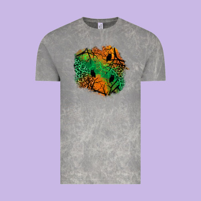 Halloween Patch  2 Vintage Tee Designed By Bundleandbundleshop