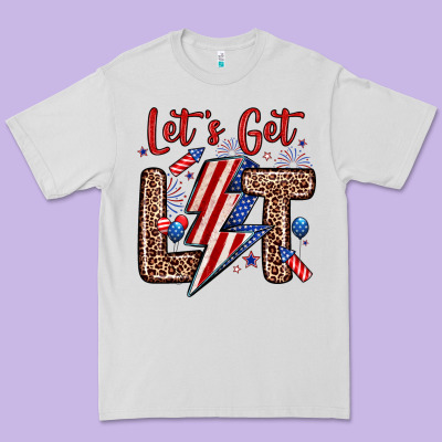 Let S Get Lit Premium Tee Designed By Zillion Design Studio