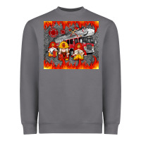 Storm fire truck gnomes Heavyweight Sweatshirt - Artiststas