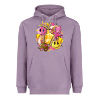 Lavender retro softball Heavyweight Hoodie - Artiststas