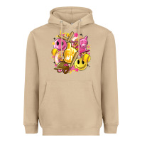 Mushroom retro softball Heavyweight Hoodie - Artiststas