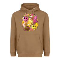 Toasted Coconut retro softball Heavyweight Hoodie - Artiststas