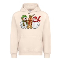 Sandshell christmas polar bear reindeer and snowman Urban Hoodie - CowGirlArtShop