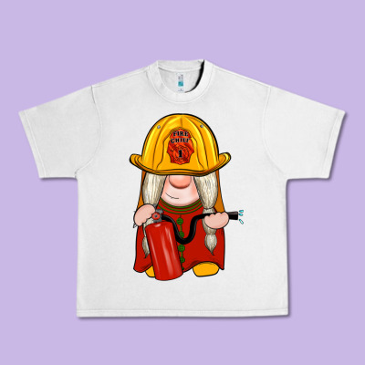 Firefighter Gnomes Urban Heavy Tee Designed By Artiststas