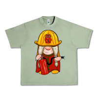 Oil Green firefighter gnomes Urban Heavy Tee - Artiststas