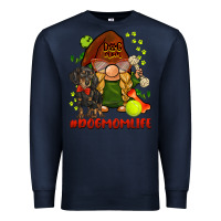 Navy dog mom  life gnome Premium Sweatshirt - BarkalooDesign