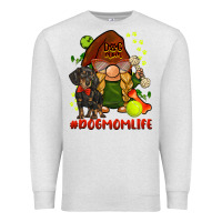 Oatmeal Heather dog mom  life gnome Premium Sweatshirt - BarkalooDesign