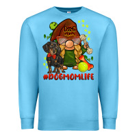 Ocean Blue dog mom  life gnome Premium Sweatshirt - BarkalooDesign