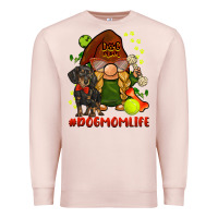 Pale Pink dog mom  life gnome Premium Sweatshirt - BarkalooDesign