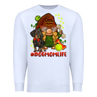 White dog mom  life gnome Premium Sweatshirt - BarkalooDesign