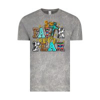 Cloud Rock faith over fear with cross and sunflowers Vintage Tee - AdoDesignShop