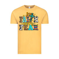 Vintage Mustard faith over fear with cross and sunflowers Vintage Tee - AdoDesignShop