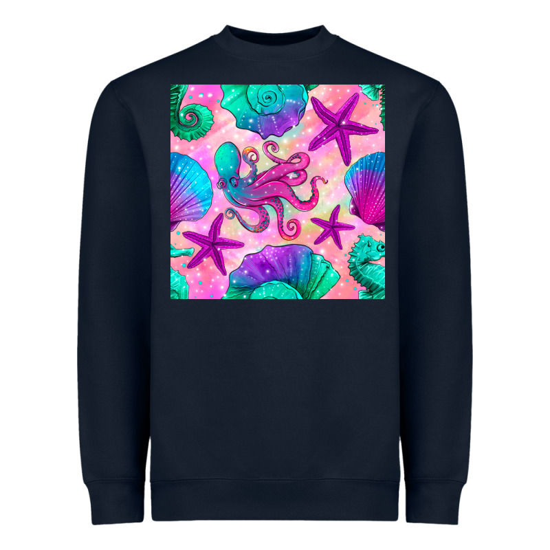 Summer Beach Seamless Pattern Heavyweight Sweatshirt by BundleAndBundleShop | Teevron