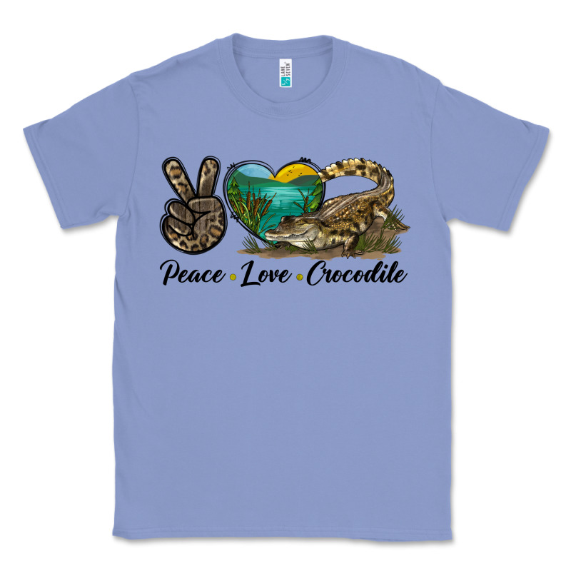 Peace Love Crocodile Classic Tee by LillyAllenDesigns | Teevron