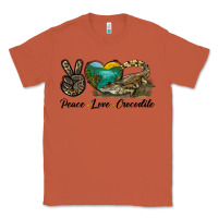 Copper Peace Love Crocodile Classic Tee - LillyAllenDesigns