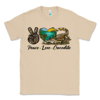 Mushroom Peace Love Crocodile Classic Tee - LillyAllenDesigns