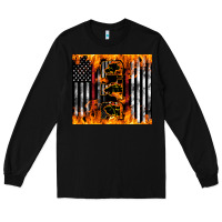 Black Western Firefighter Dad Long Sleeve Tee - LillyAllenDesigns